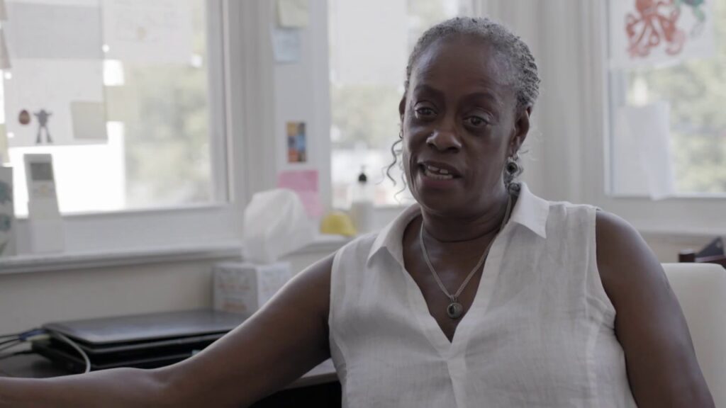 Person speaking from home in the VSC 2019 video