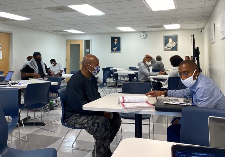 Direct outreach by case manager to incarcerated client